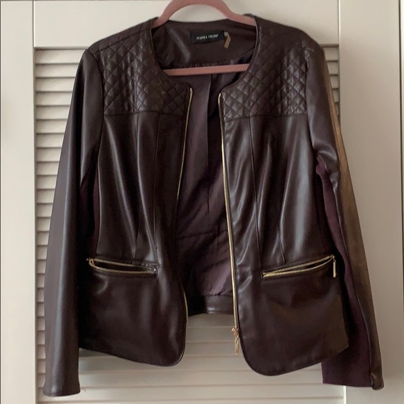 Ivanka Trump Jackets & Blazers - Faux leather jacket